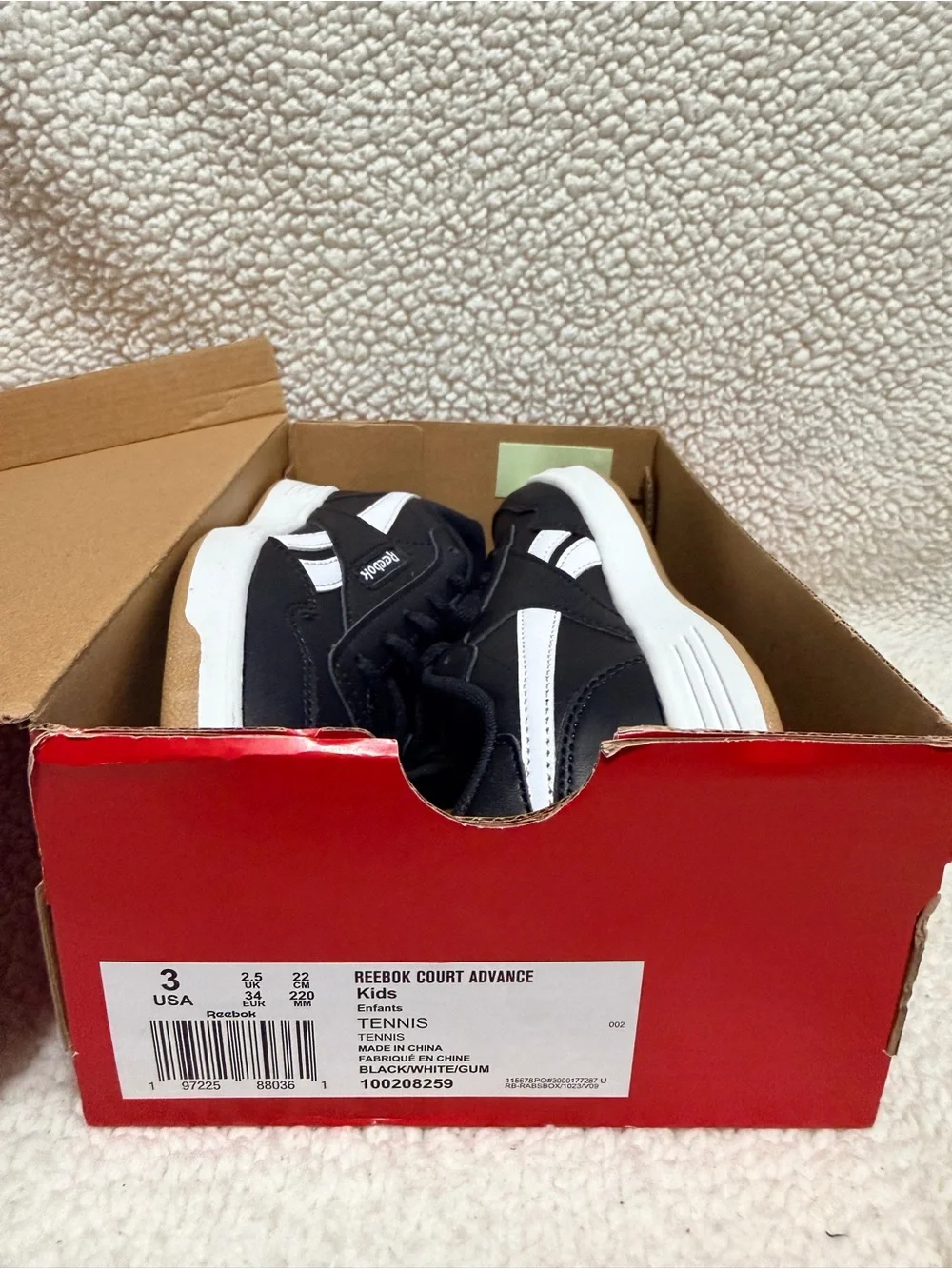 Reebok youth sneakers